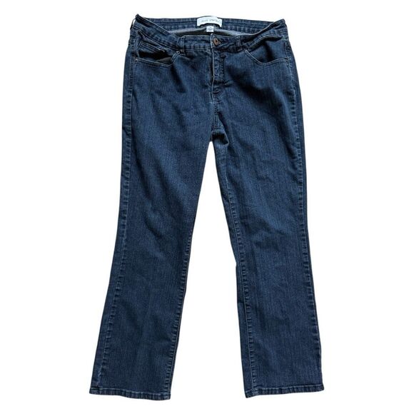 Womens Pure Energy Bootcut Dark Rinse Jeans - Sz 14W - Picture 1 of 3